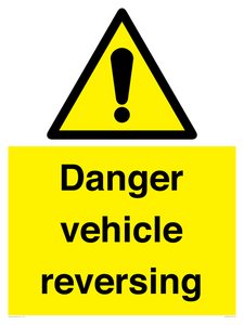 Danger Vehicles Reversing